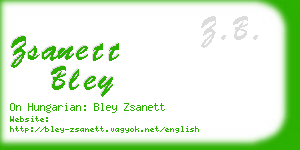 zsanett bley business card